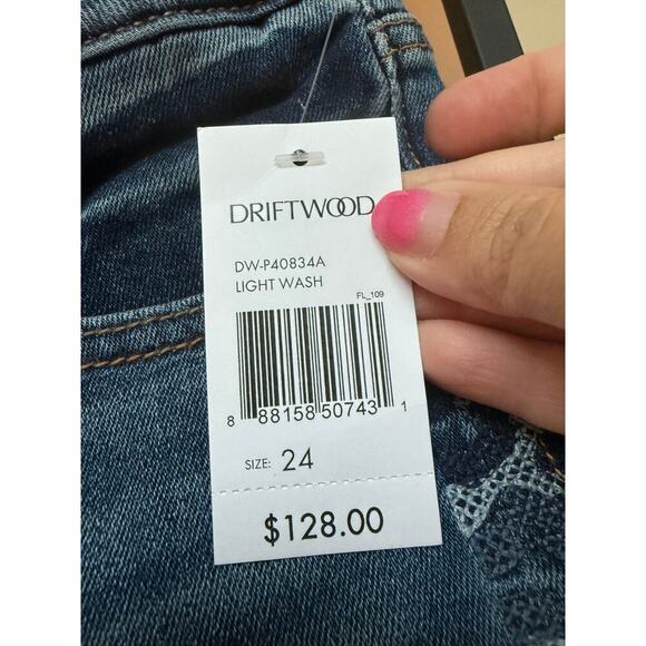 Driftwood Women's Blue Light Wash Jackie High Rise Skinny Jeans Size 24 - Picture 5 of 5